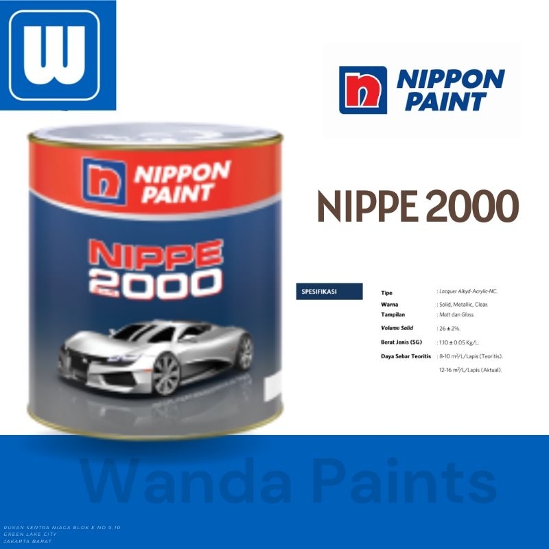NIPPON NIPPE 2000 Cat Duco Warna Merah (1 kg)