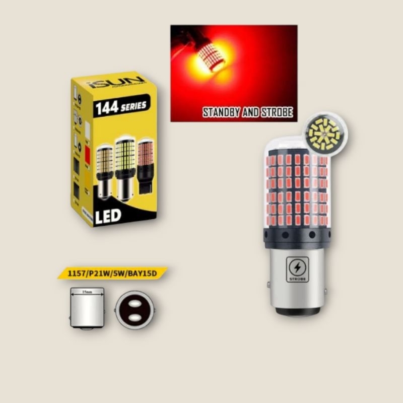 Bohlam belakang  / Lampu Stop LED ISUN-144 Series Tidak Kedip