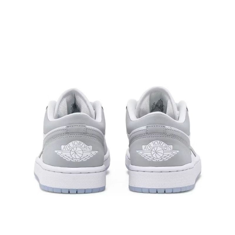 Sneakers Nike jordan 1 low white wolf gray bnib