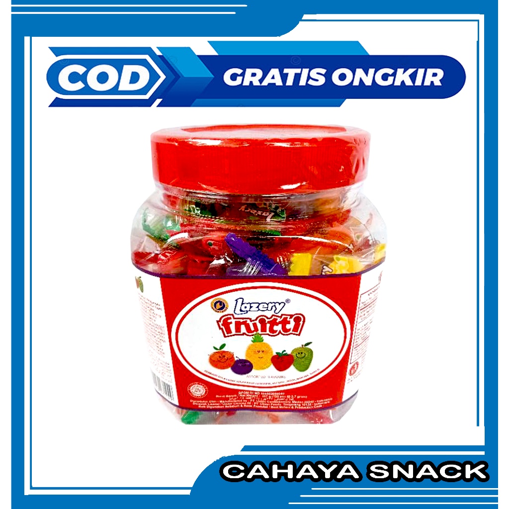 

PERMEN LAZERY FRUITY ISI 125 PCS