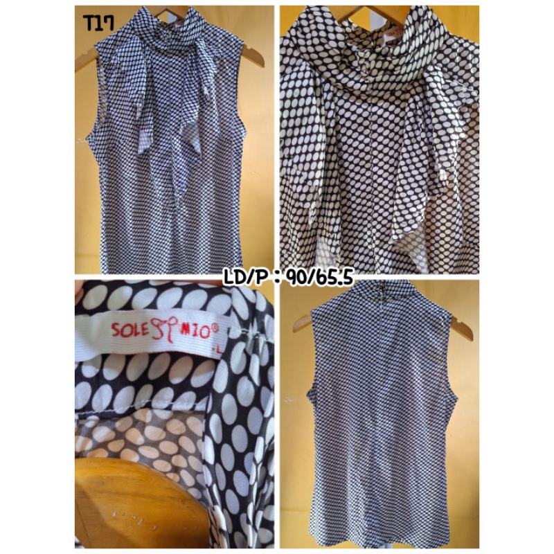 Promo 100ribu dapat 3 pcs baju atasan korea preloved thrift