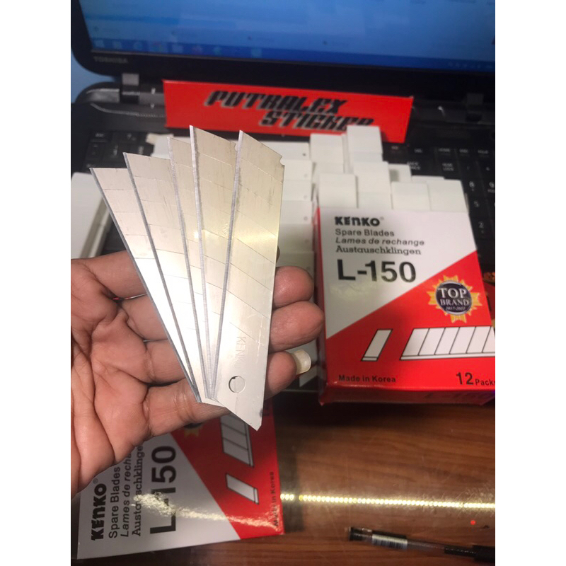 

isi cutter besar refil L150 Kenko 5pcs