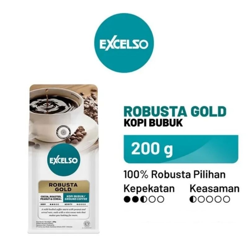 

Excelso Robusta 100gr dan 200gr / Ground Cofee (PROMO)