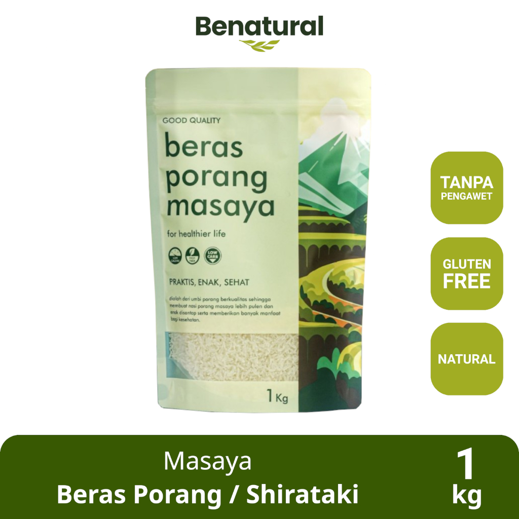 

Masaya Beras Porang 1kg - Shirataki / Konjac Rice