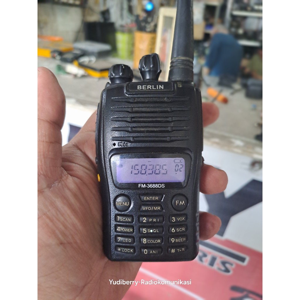 Ht Berlin Fm-3688DS Normal Berlin 3688 vhf Tinggal Pakai Ht Berlin Fm 3688 ds Bekas