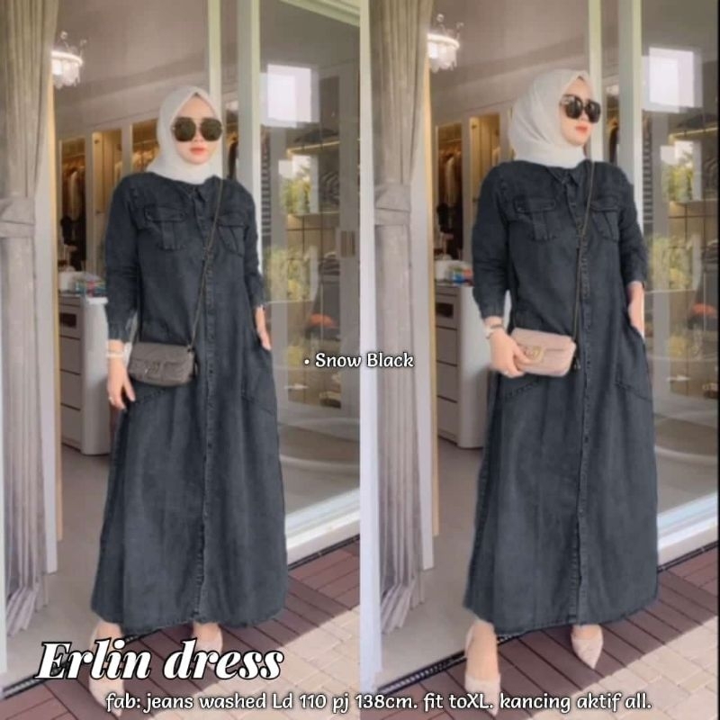 SL Erlin Dress Black
