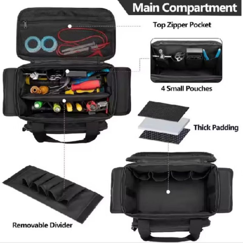 Tas perkakas mekanik tas bengkel tas penyimpanan multifungsi