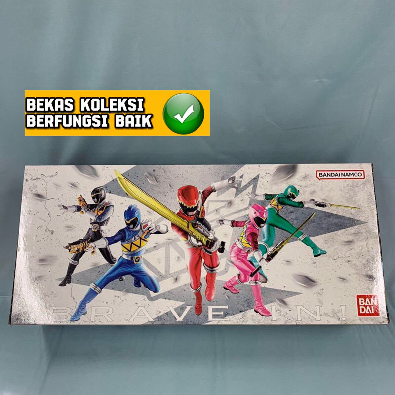 Premium Bandai Power Rangers Dino Charge Charger Zyuden Sentai Kyoryuger Sword Ultra Replica Dx
