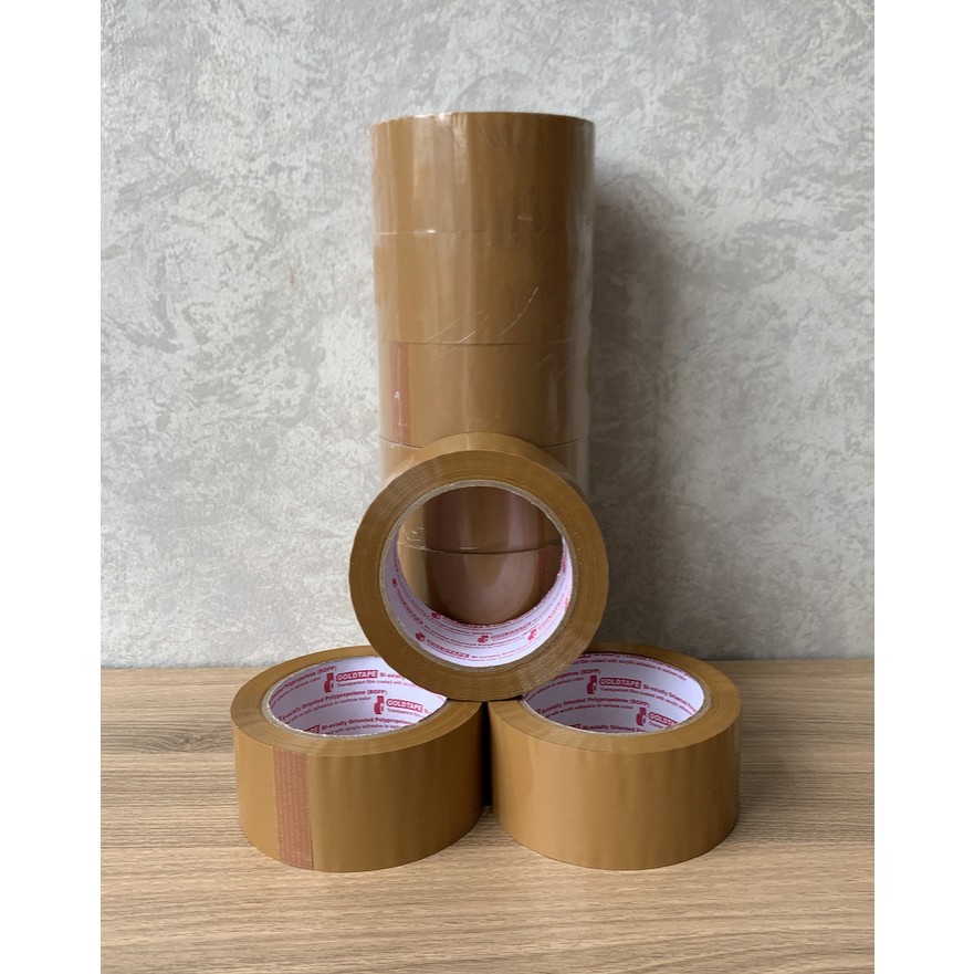 

LAKBAN COKELAT GOLD TAPE 48MM X 90 YARD SATUAN
