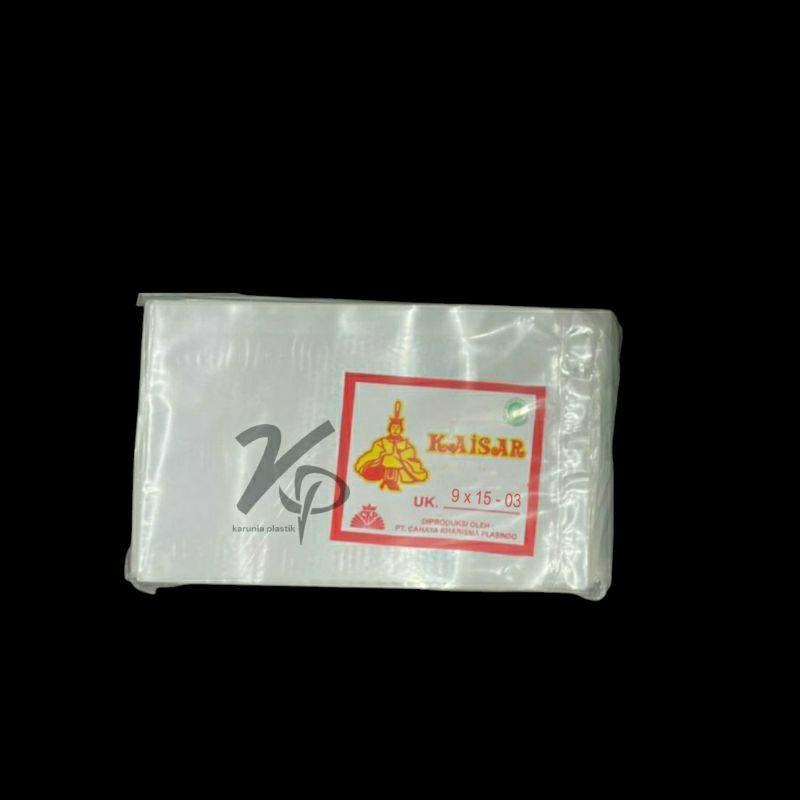 Plastik PP Bening 9x15