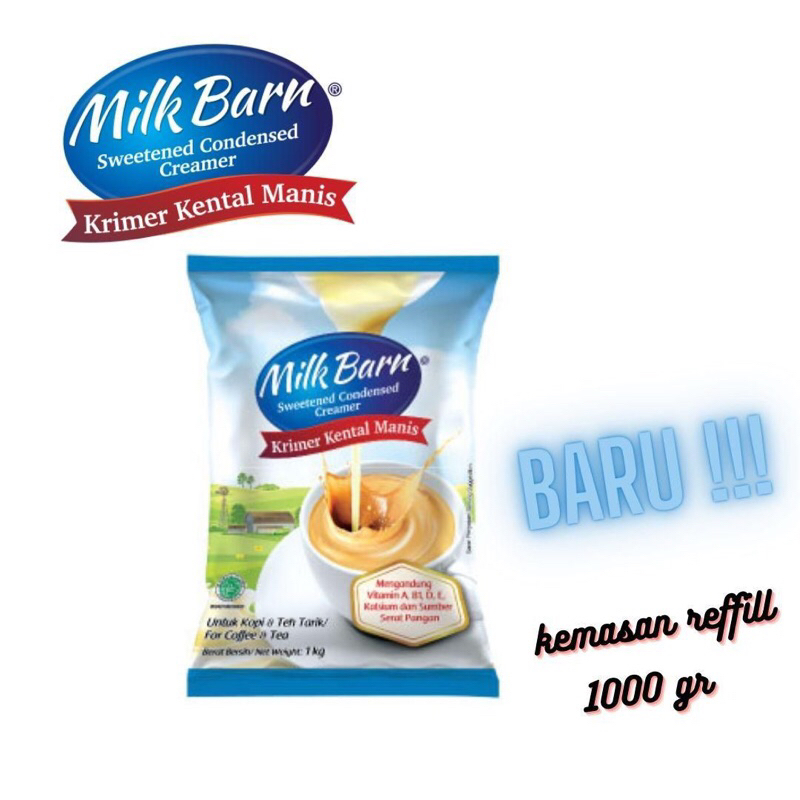 

Milk Barn Krimer Kental Manis Pouch 1000gi