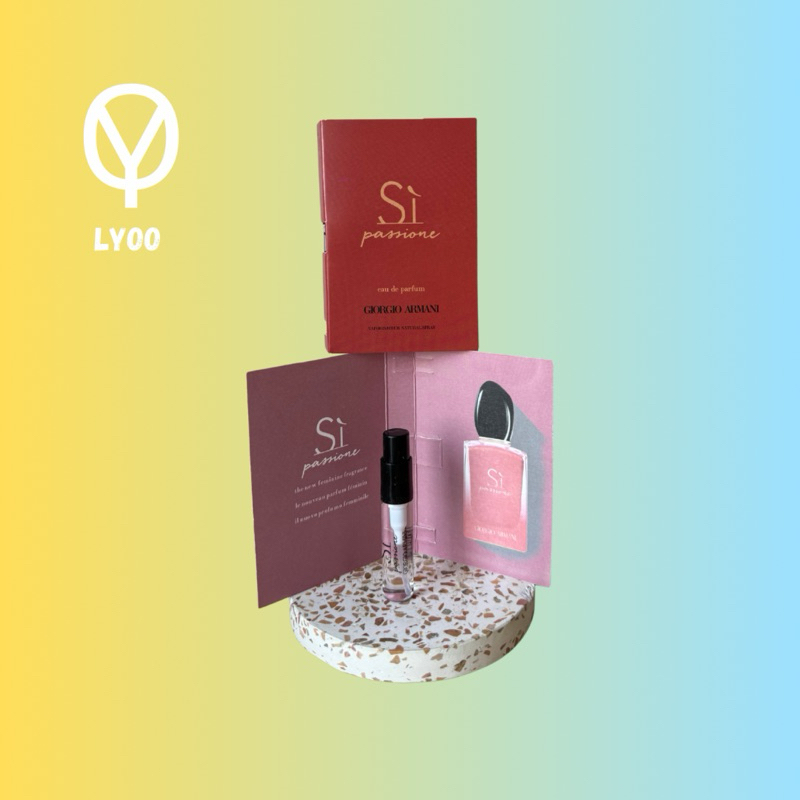 VIAL PARFUM SI PASSIONE GIORGIO ARMANI FOR WOMEN EAU DE PARFUM 2ML