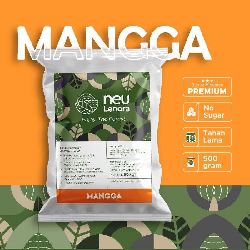 

Neulenora Bubuk minuman Plain MANGGA 500gram