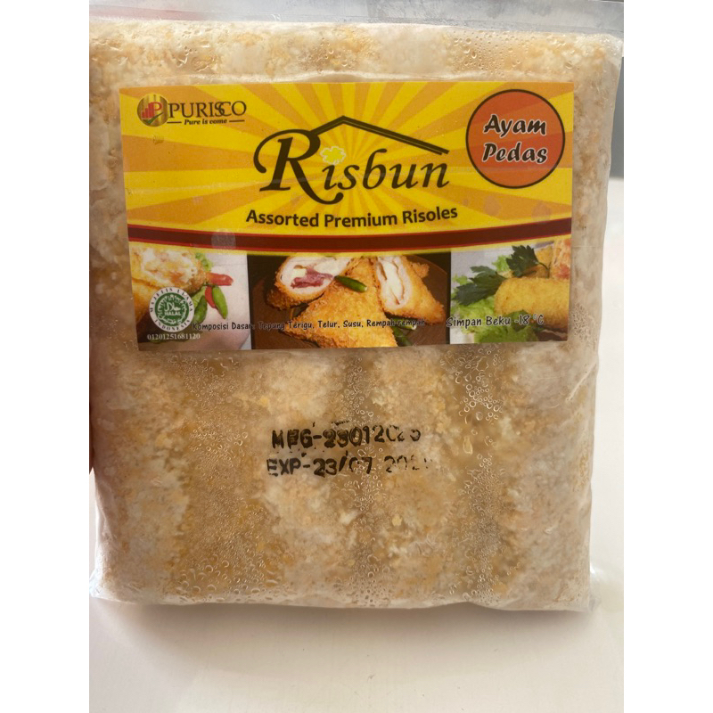 

Risbun ayam pedas isi 8 pcs