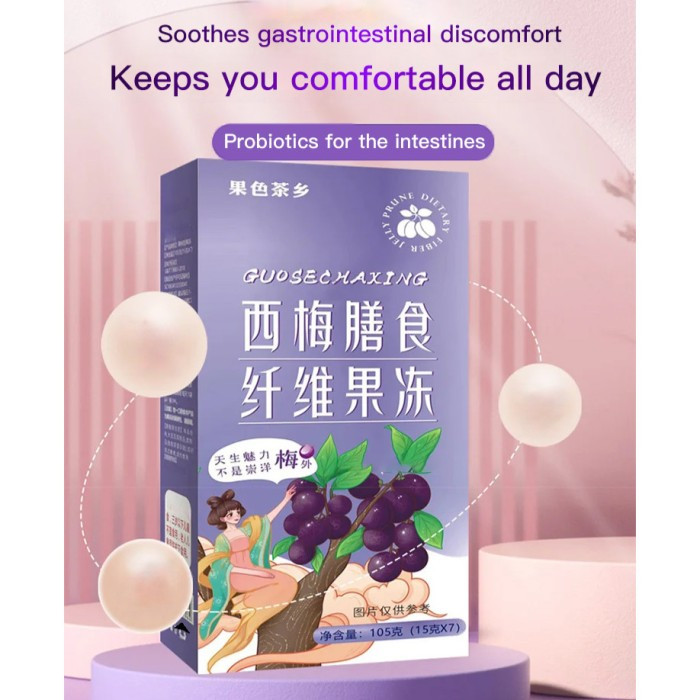 

Teh untuk Diet Fast Burn Fat - Fruit tea township Prune Dietary Fiber Jelly - Prune Drink - Fruit Jelly