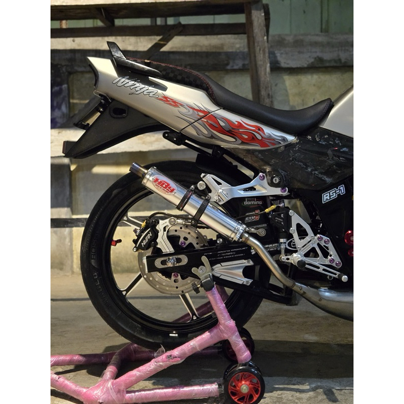 Breket bracket kaliper BELAKANG MODEL CNC RCB s series / Nissin 2p Untuk Ninja r  Disc 220mm