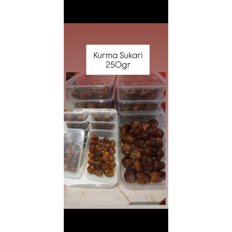 

Kurma murah Sukari (kurma versi basah) per box 250gr