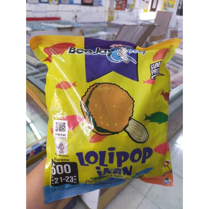 

BEEJAY NUGGET LOLIPOP IKAN 500G