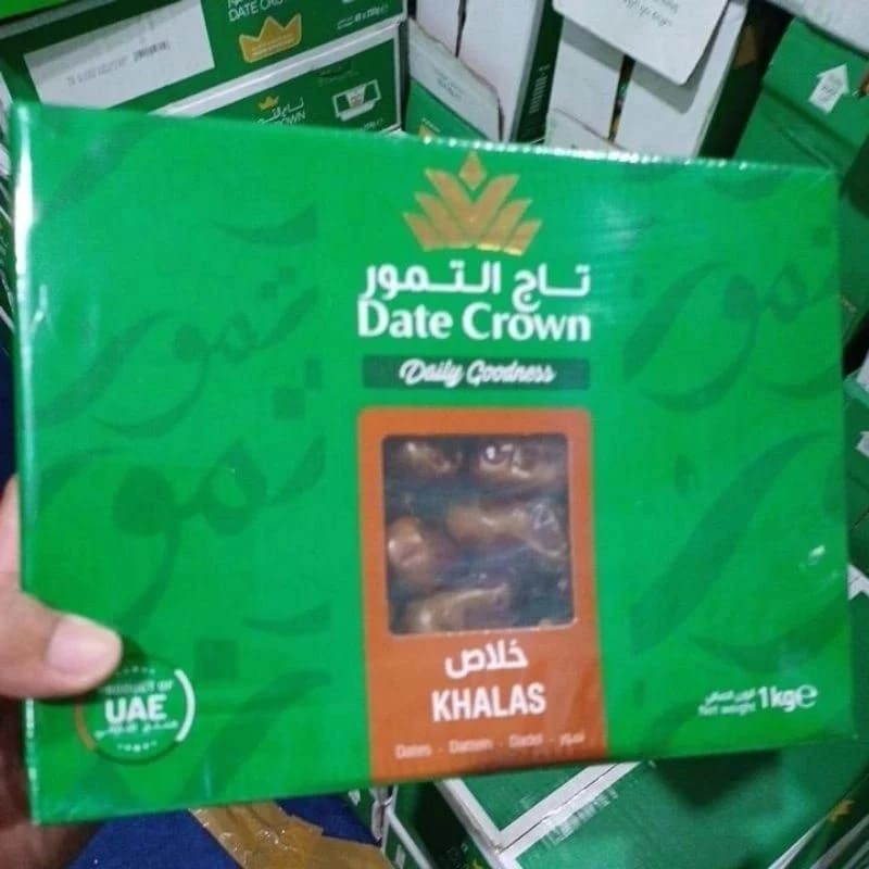 

Date Crown Khalas Kurma Kualitas Premium Import - 1 Kg