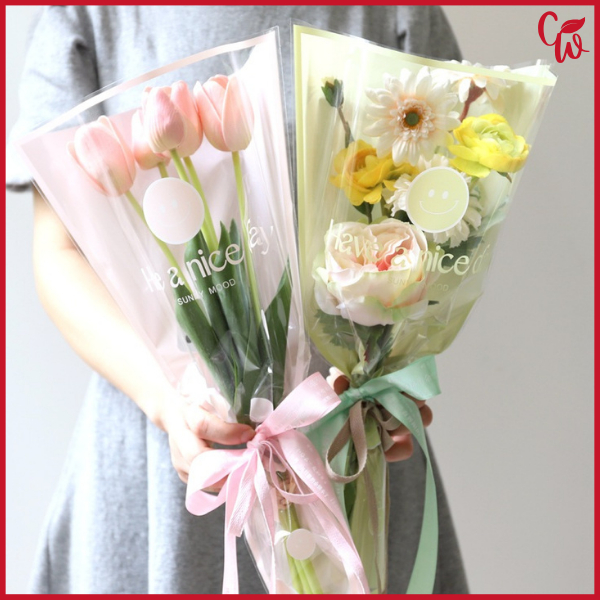 

Single Rose Wrapping Plastik Mini Buket Mawar Single Rose Ecer Per Pcs SF28