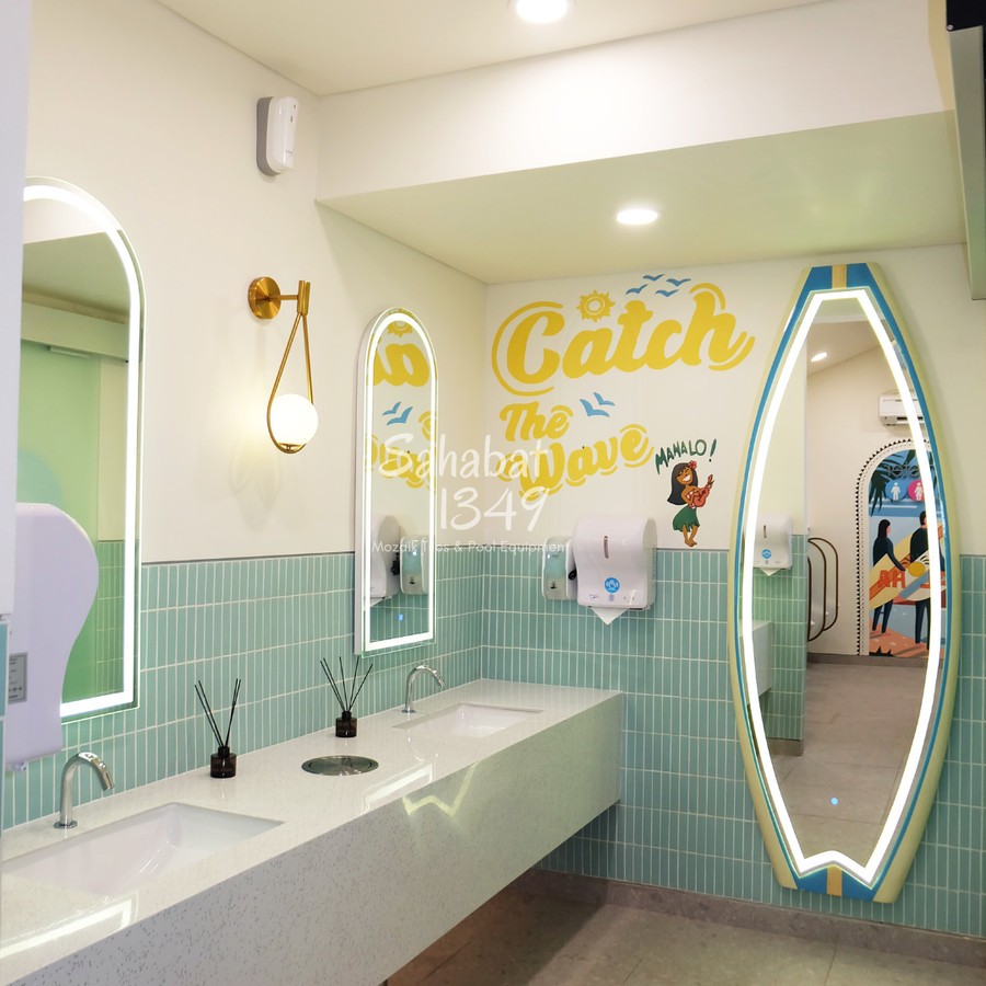 Singres Mosaic STRIPE Series Mosaic Keramik Dinding Dapur Stripe Backsplash Dinding Dapur Kekinian