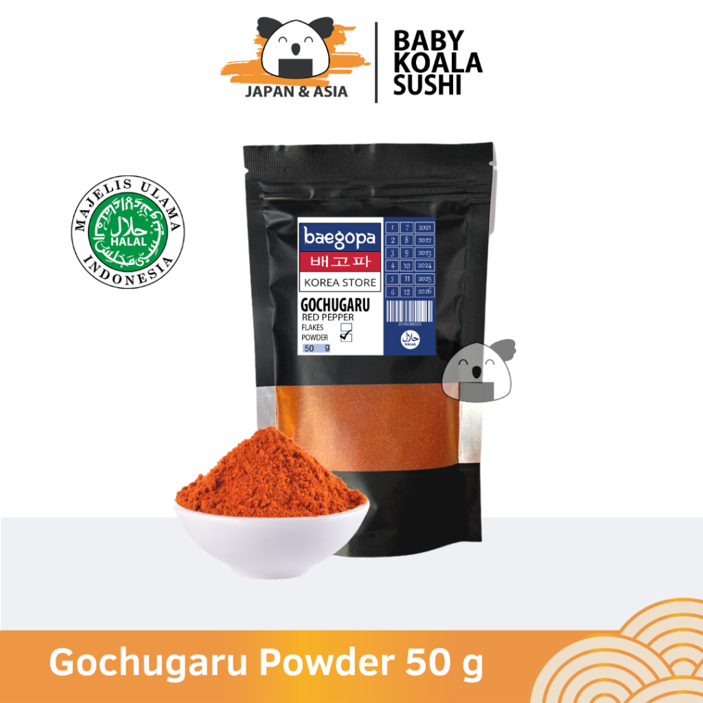 

GOCHUGARU Cabai Korea Halus 50 g │ Kimchi Chili Powder Cabe Bubuk Kering