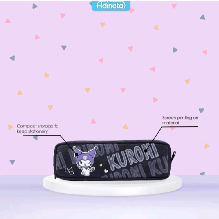 

Gramedia Karawaci -Adinata Kuromi Nara Sigle Soft Pen Case 2432-0502