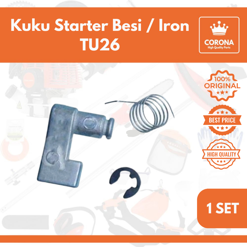 Kuku Stater Besi Fiber Pulley Starter TU26 Pawl Iron Fiber Mesin Sprayer Semprot Hama 3WZ4 777 767
