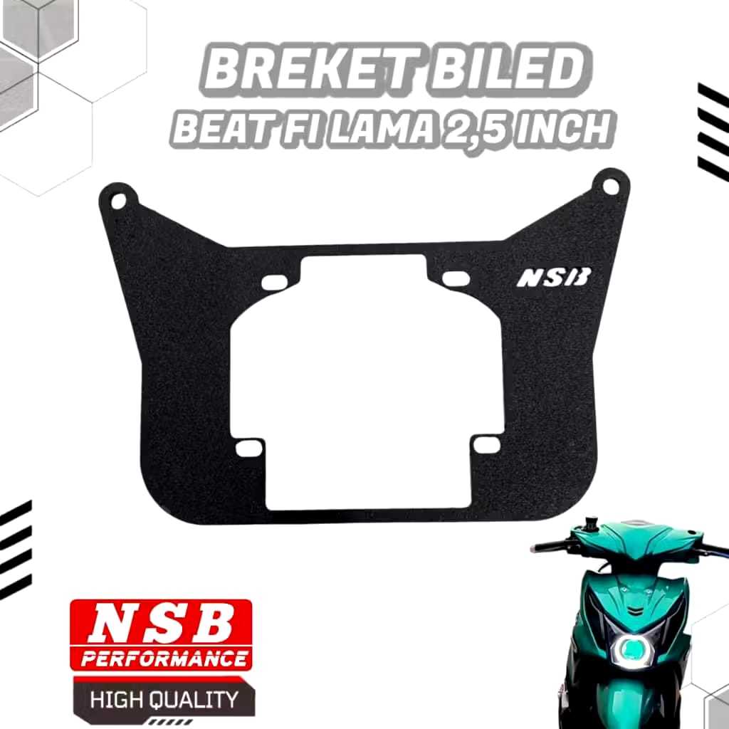 BREKET BRACKET DUDUKAN LAMPU BILED PROJIE 2,5 INCH BEAT FI BEAT FI LAMA 2013 ATL55