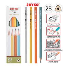 

PENSIL 2B JOYKO P-125 1BOX ISI 12 PCS PENSIL TRIGULAR GRIP WARNA PASTEL /PENSILPENCIL 2B MURAH