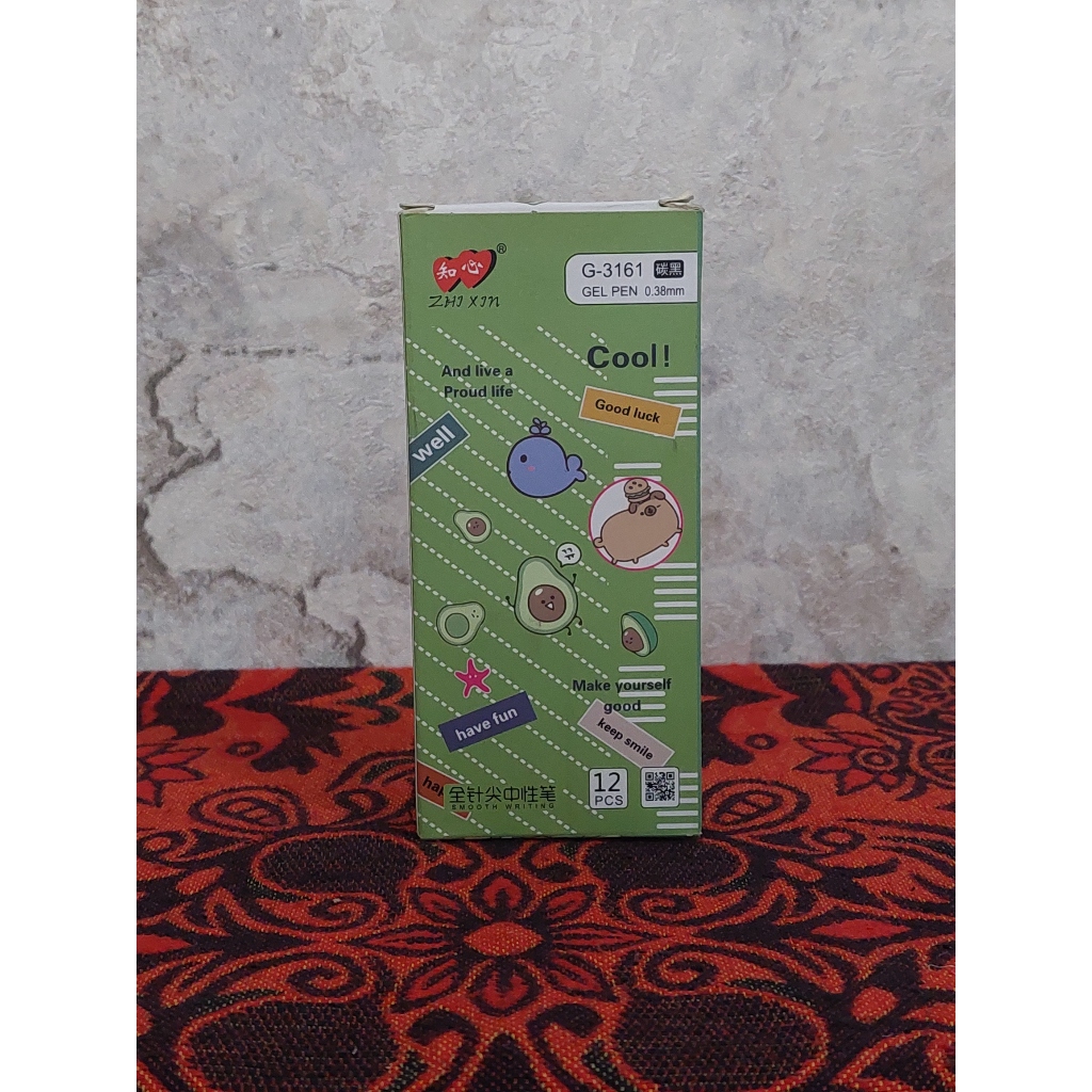

Zhin Xin G-3161 Gel Pen 0,38mm 12pcs