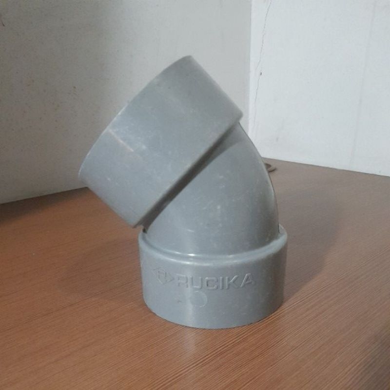 Elbow 45 uPVC D 3" Rucika
