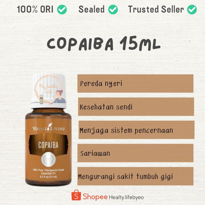 Copaiba 15ml young living copaiba essential oil copaiba yleo