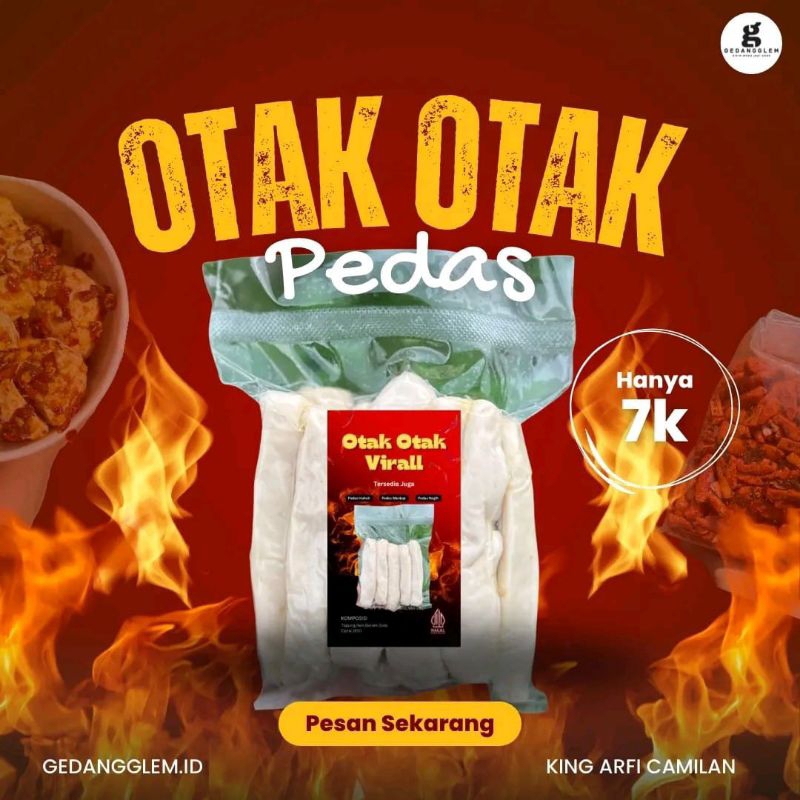 

Food Instan OTAK-OTAK PEDAS VIRAL- BASO- Frozen