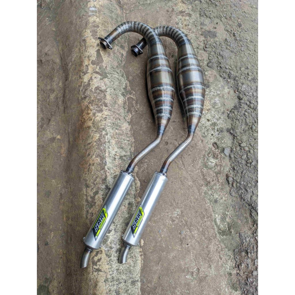 Knalpot SMR Ninja R Cobra L.C Plat Almu - Leher Cacing