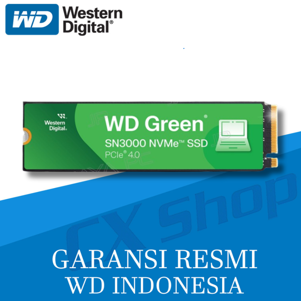 WD Green SN3000 SSD M.2 Pcie Gen4 Nvme 2280 500GB 1TB 2TB