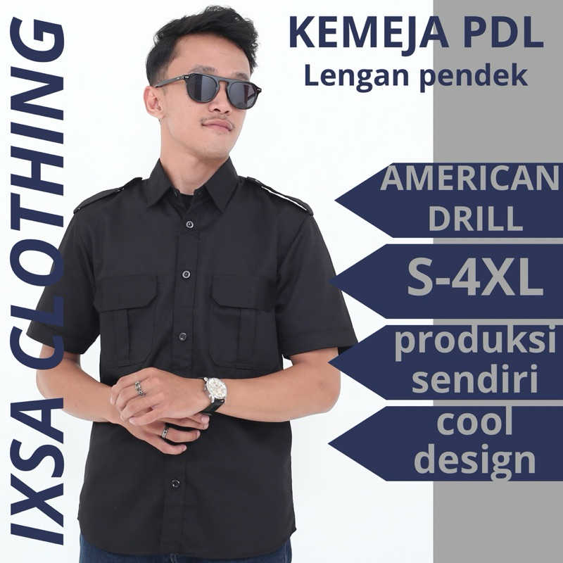 Kemeja PDL PDH Kemeja Lapangan Lengan Pendek Baju Kemeja