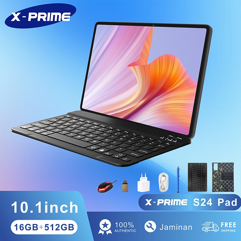 [COD] X-Pime PC4-S24 Tablets Tab 10.1” HD IPS 512GB+RAM 16GB  MTK6799 Android 13 Dual Sim Card Free 