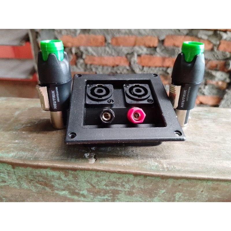 Terminal Box Speaker Biding Post Plus Jack Speakon