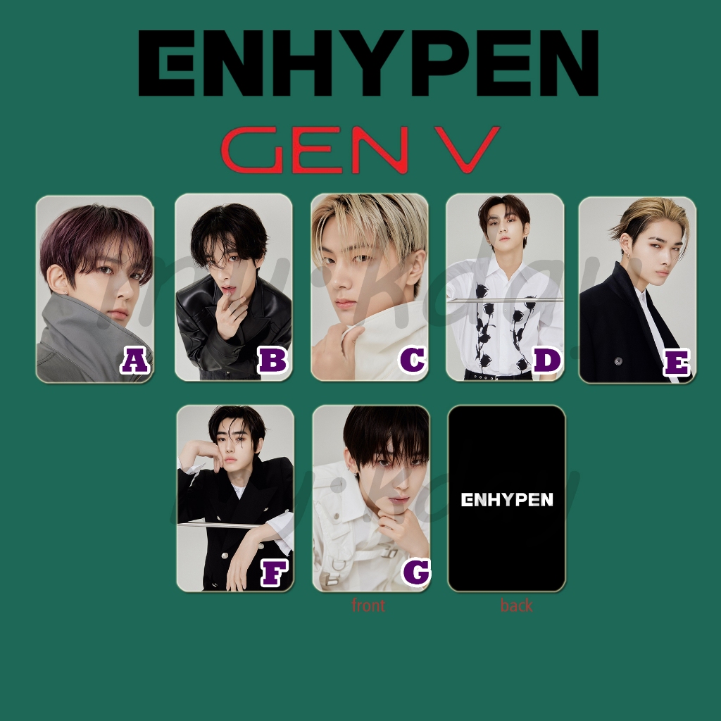 PC-1497, Unofficial Photocard ENHYPEN Ge n V 2 sisi