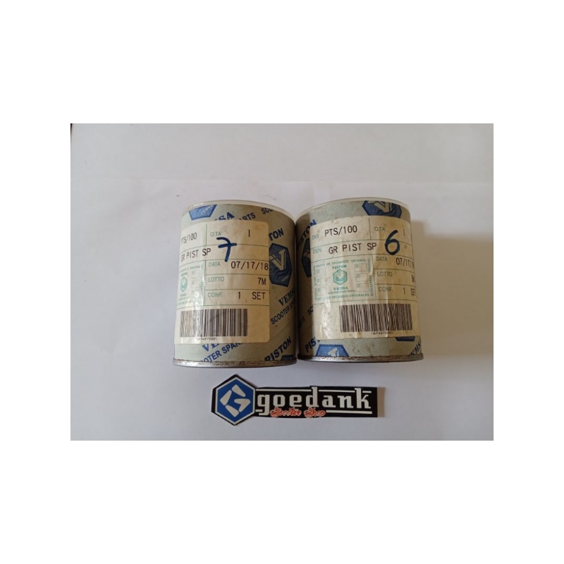 PISTON VESPA PTS 100 CC SEHER VESPA KLASIK 100 PST MERK VEMSA