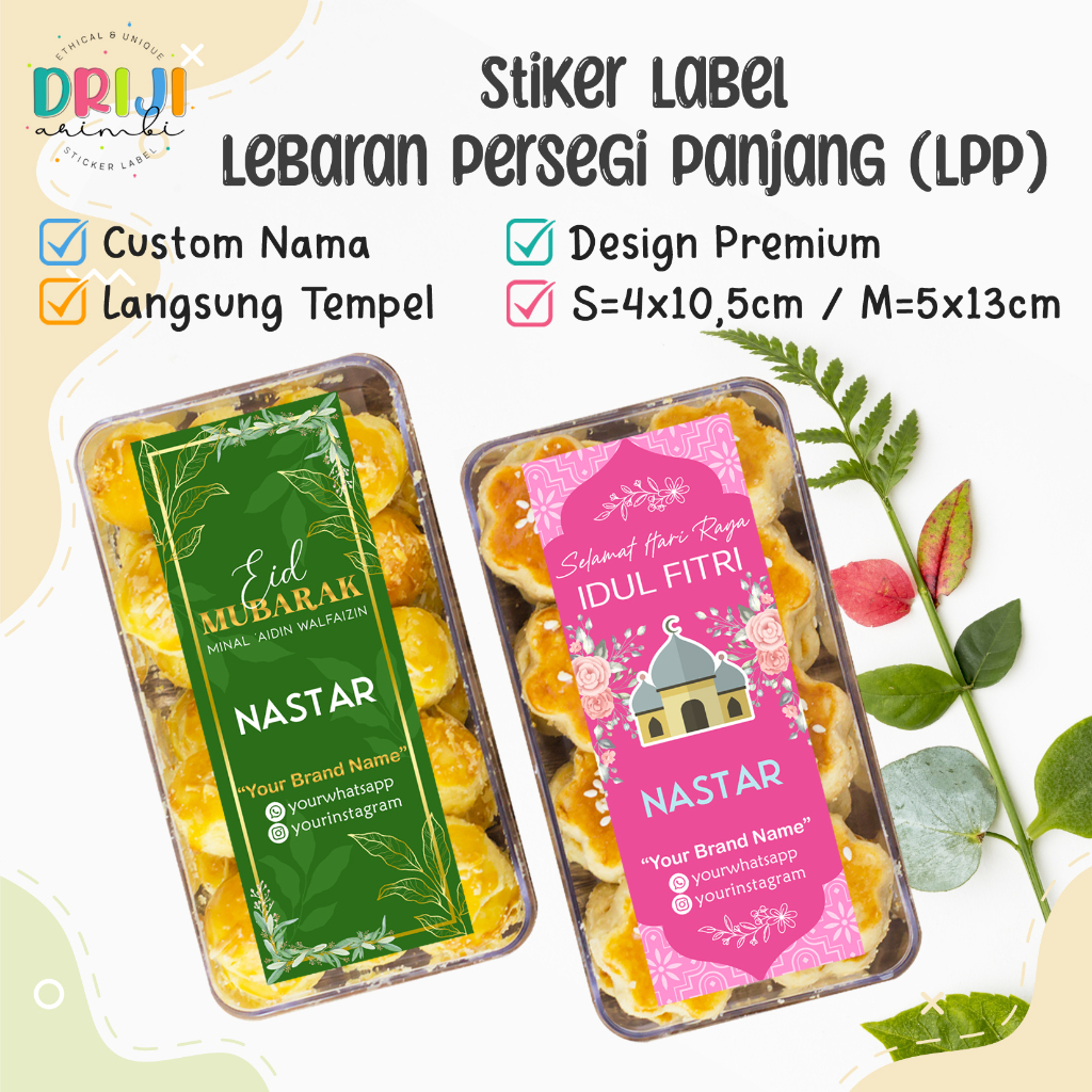 

Label Lebaran Persegi Panjang