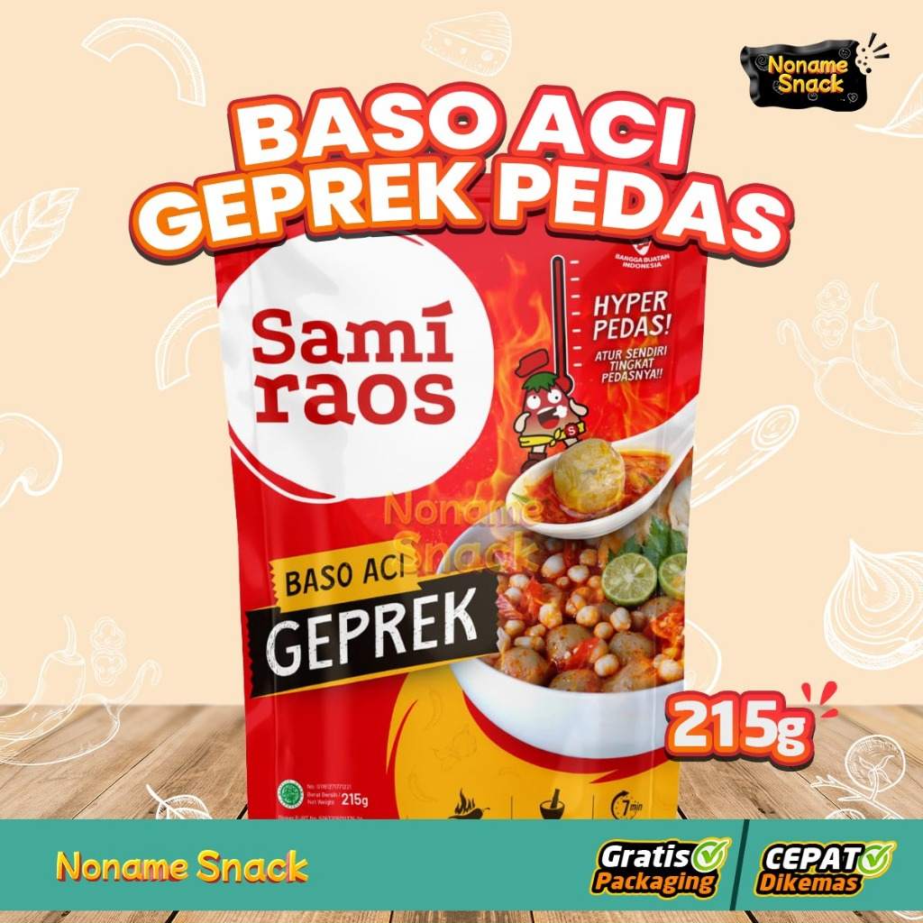 

Sami Raos Baso Aci Sambal Geprek Samiraos Bakso Aci Geprek Pedas