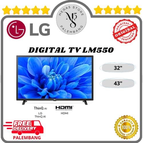 TV LED LG 32LM550 / 43LM550 LED LG 32Inch / 43Inch Digital TV LG