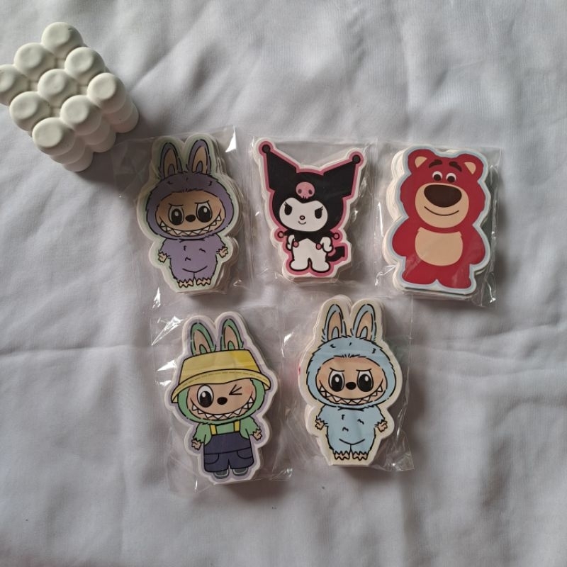 

amplop lebaran 3D labubu kuromi lotso