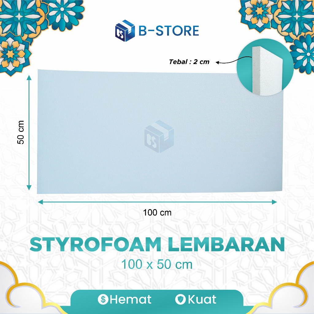 

Styrofoam Lembaran 100x50 tebal 2cm