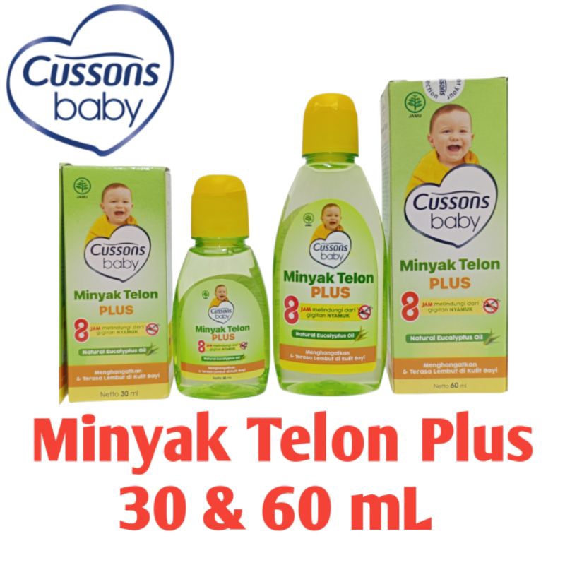 CUSSONS TELON/ MINYAK TELON CUSSONS BABY TELON OIL PLUS 30/ 60 ML/ TELON CUSSONS BABY PLUS/ MINYAK T