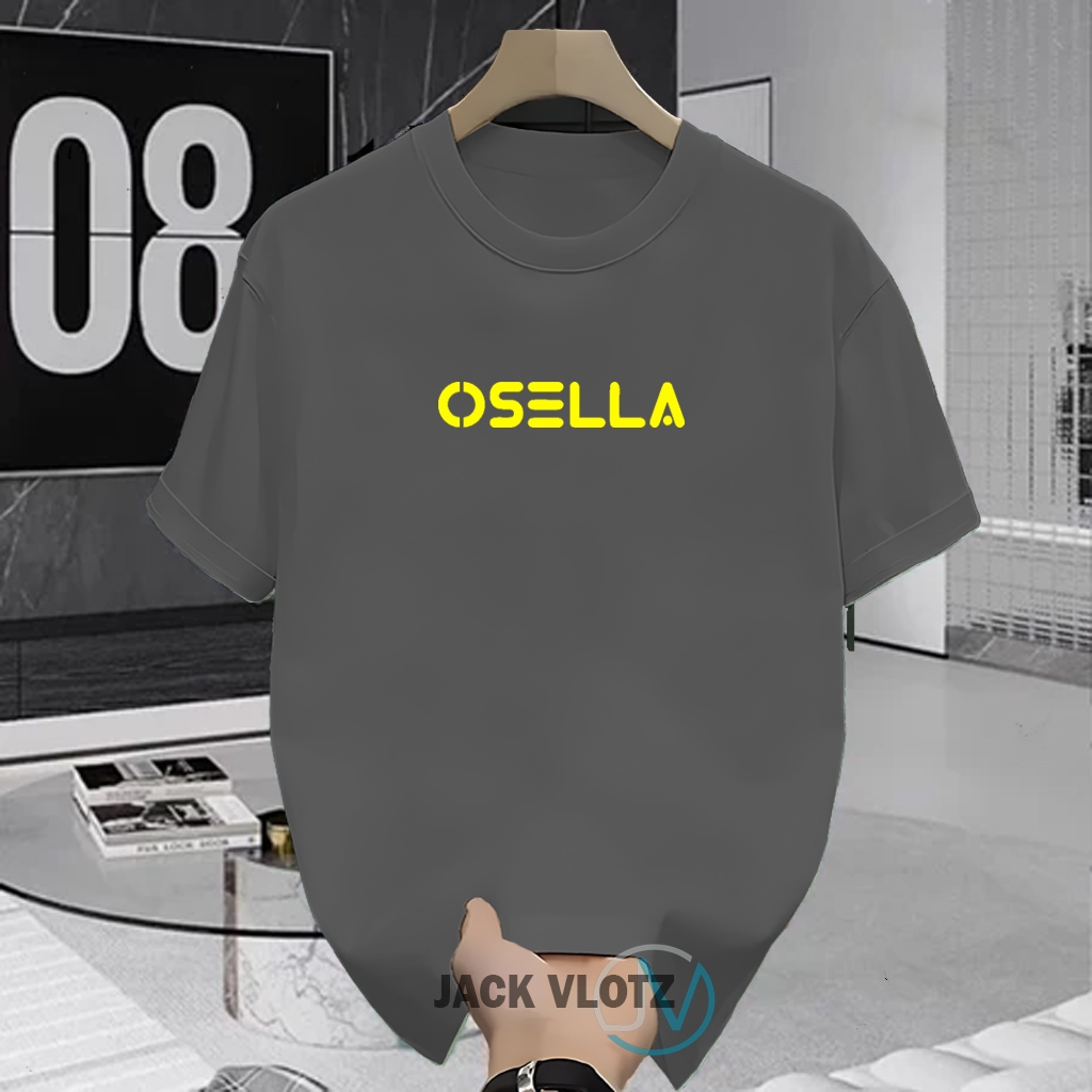 Kaos Pendek Osella Motif Kuning Kaos Atasan Pria Wanita S M L XL XXL Premium Unisex