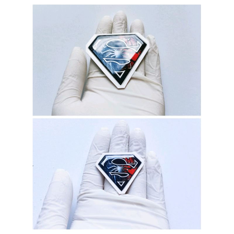 

Stiker Resin Timbul Lentur Logo Spiderman 3