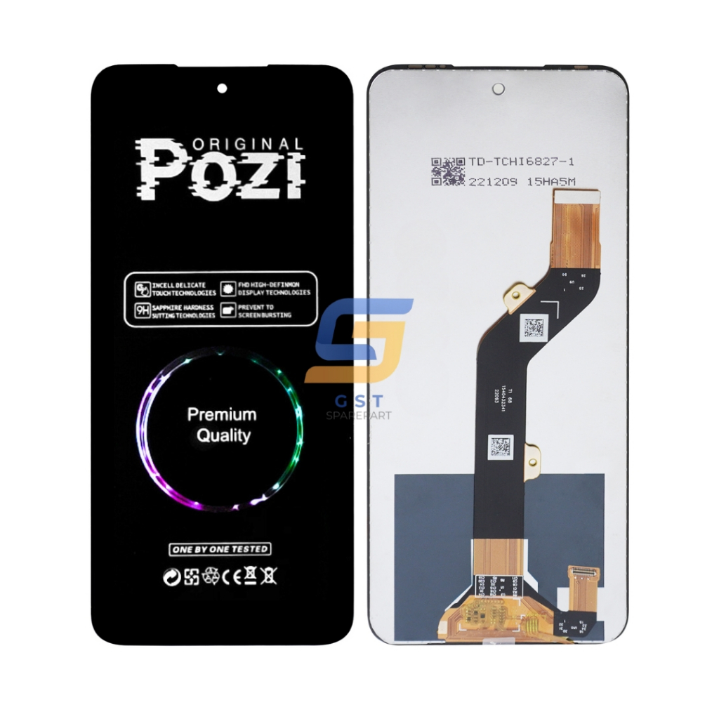 LCD INFINIX HOT 12 / HOT 12 PLAY / X6816 / X6817 / POVA 3 NEO / POVA 4 POZI FULLSET TOUCHSCREEN